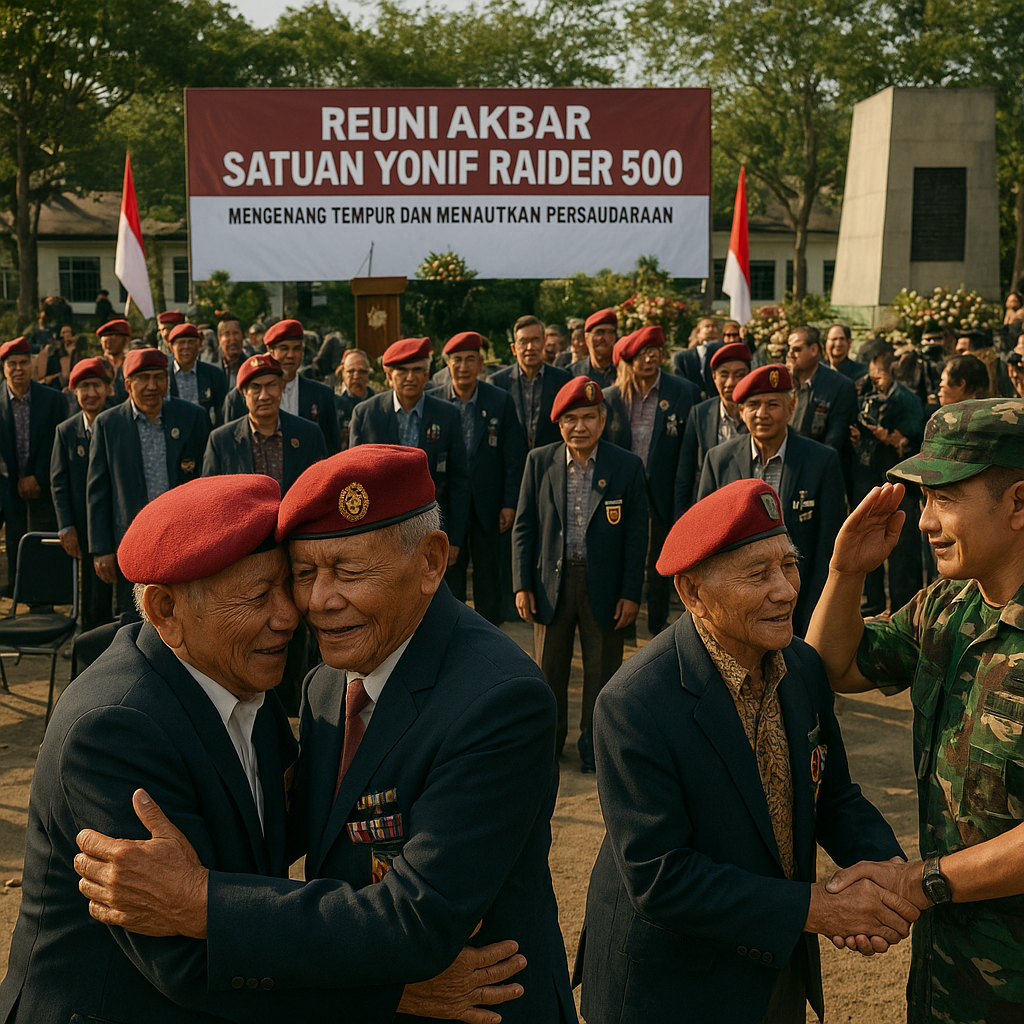 Reuni Akbar Satuan Yonif Raider 500: Mengenang Tempur dan Menautkan Persaudaraan
