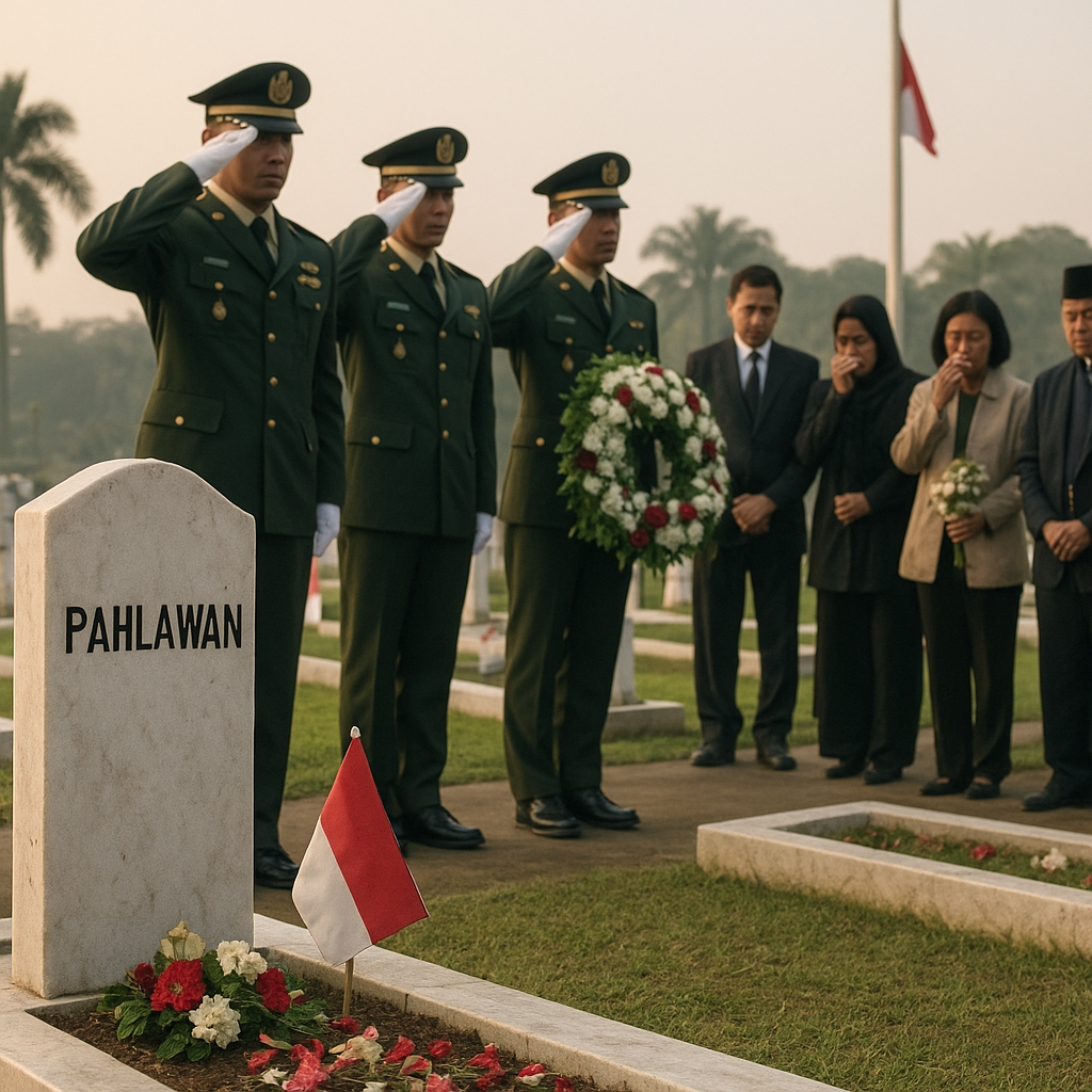Upacara Penghormatan di Makam Pahlawan Kemayoran: Mengenang Para Prajurit yang Gugur dalam Operasi