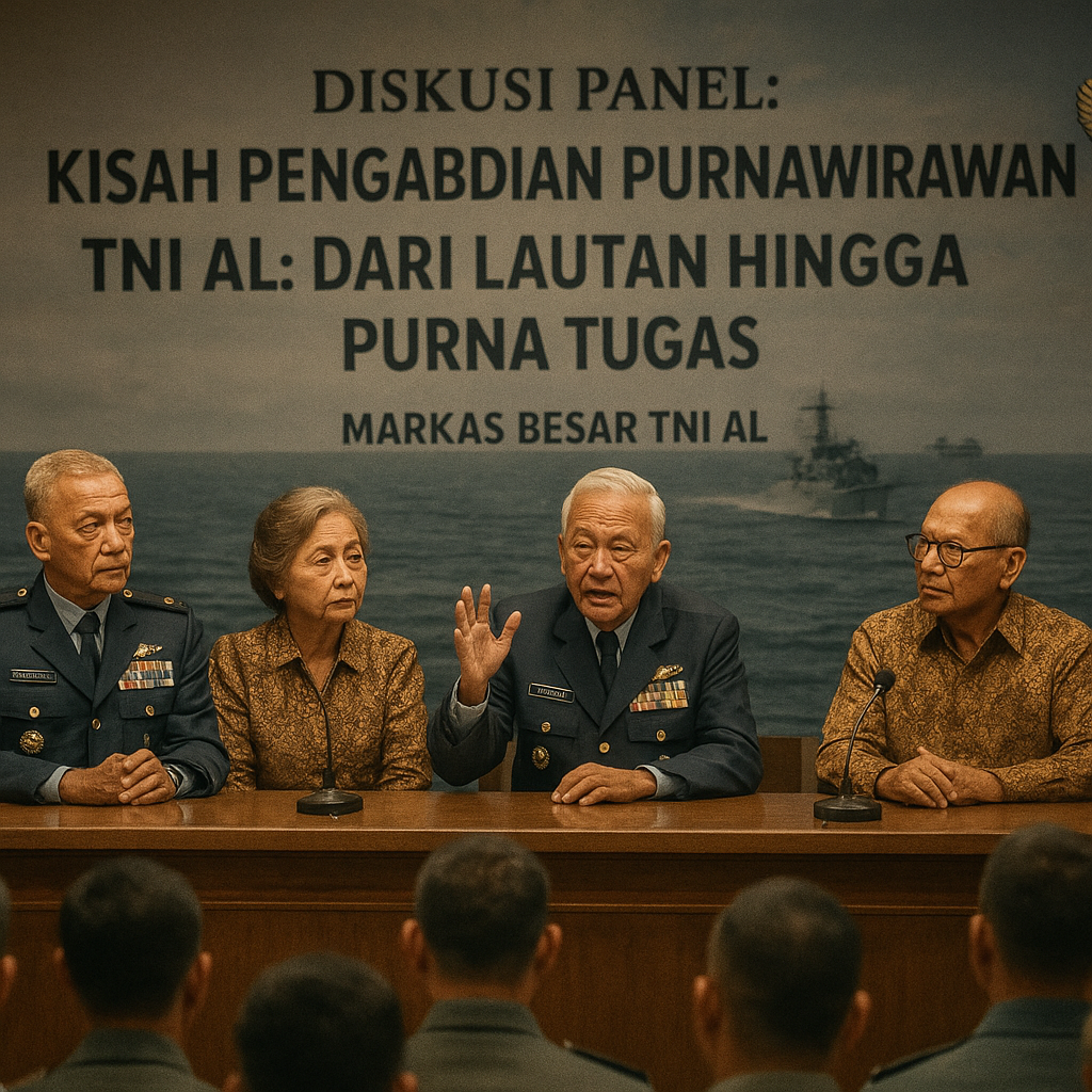 Diskusi Panel Kisah Pengabdian Purnawirawan TNI AL: Dari Lautan hingga Purna Tugas