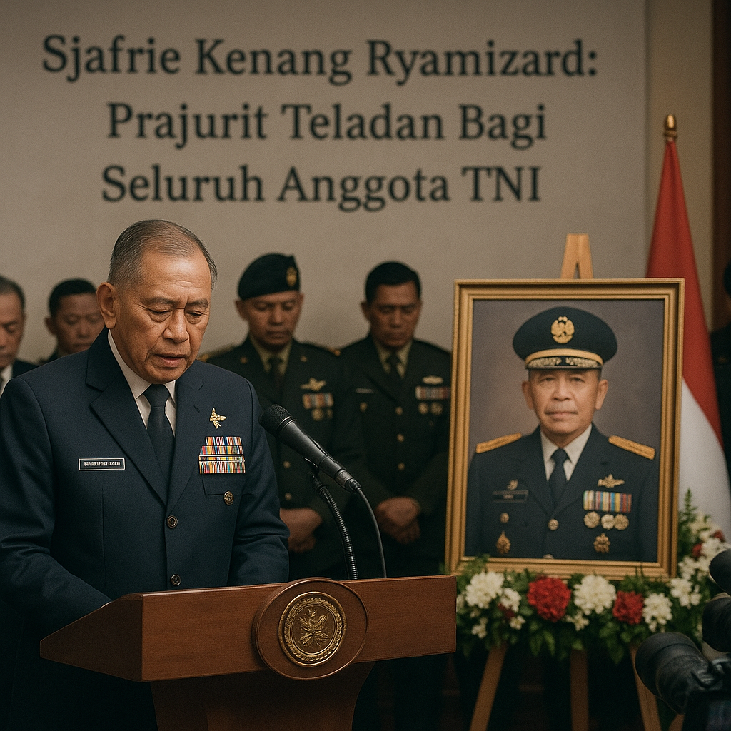 Sjafrie Kenang Ryamizard: Prajurit Teladan Bagi Seluruh Anggota TNI