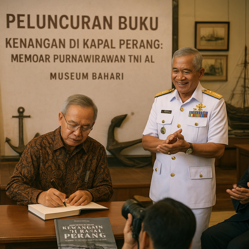 Peluncuran Buku 'Kenangan di Kapal Perang: Memoar Purnawirawan TNI AL' di Museum Bahari