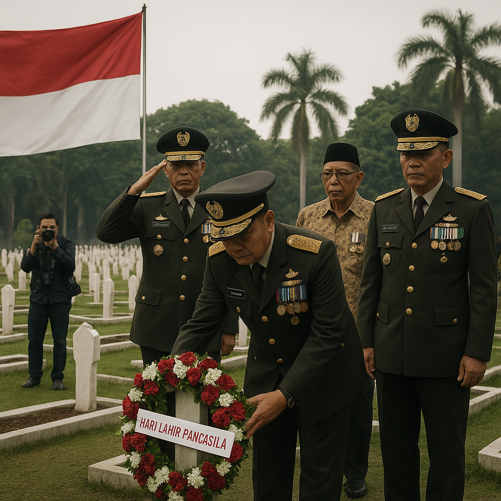 Ziarah ke TMP Kalibata, Peringati Hari Lahir Pancasila dengan Mengenang Jasa Para Pahlawan