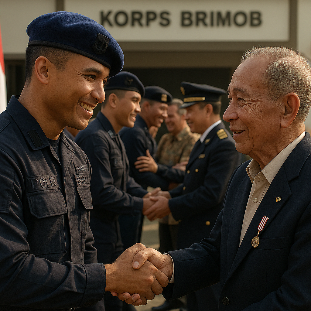 Tradisi 'Salaman Besar' Korps Brimob: Warisan Keakraban Antar Generasi