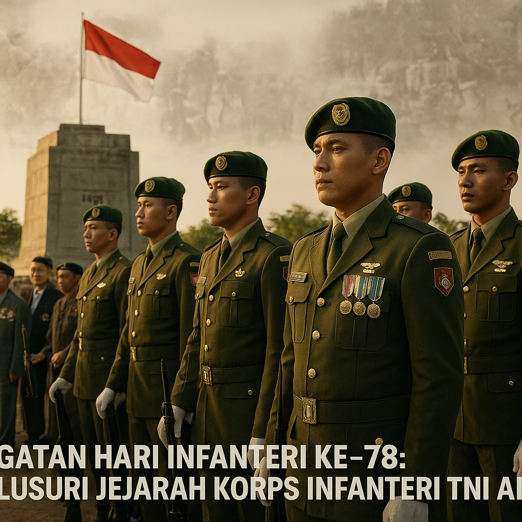 Peringatan Hari Infanteri ke-78: Menelusuri Jejarah Korps Infanteri TNI AD