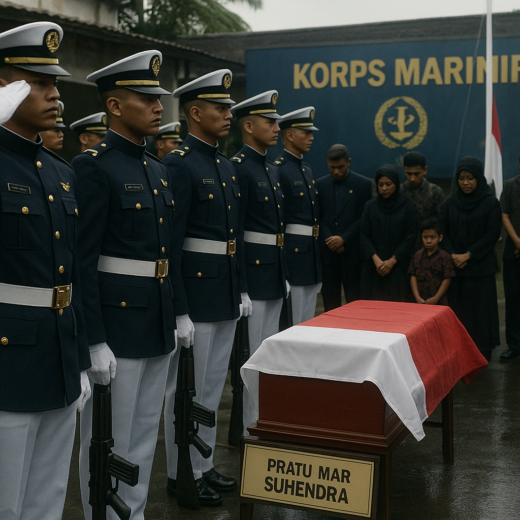 Prajurit Batalyon Infanteri 6 Marinir Laksanakan Upacara Hasta Pora