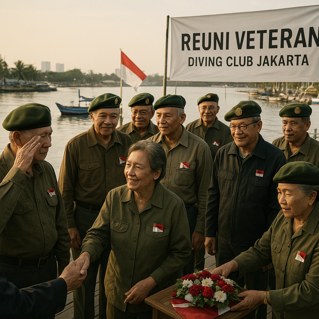 Satuan Reuni Pioneer: Mengenang Legiun Para Komando di Diving Club Jakarta