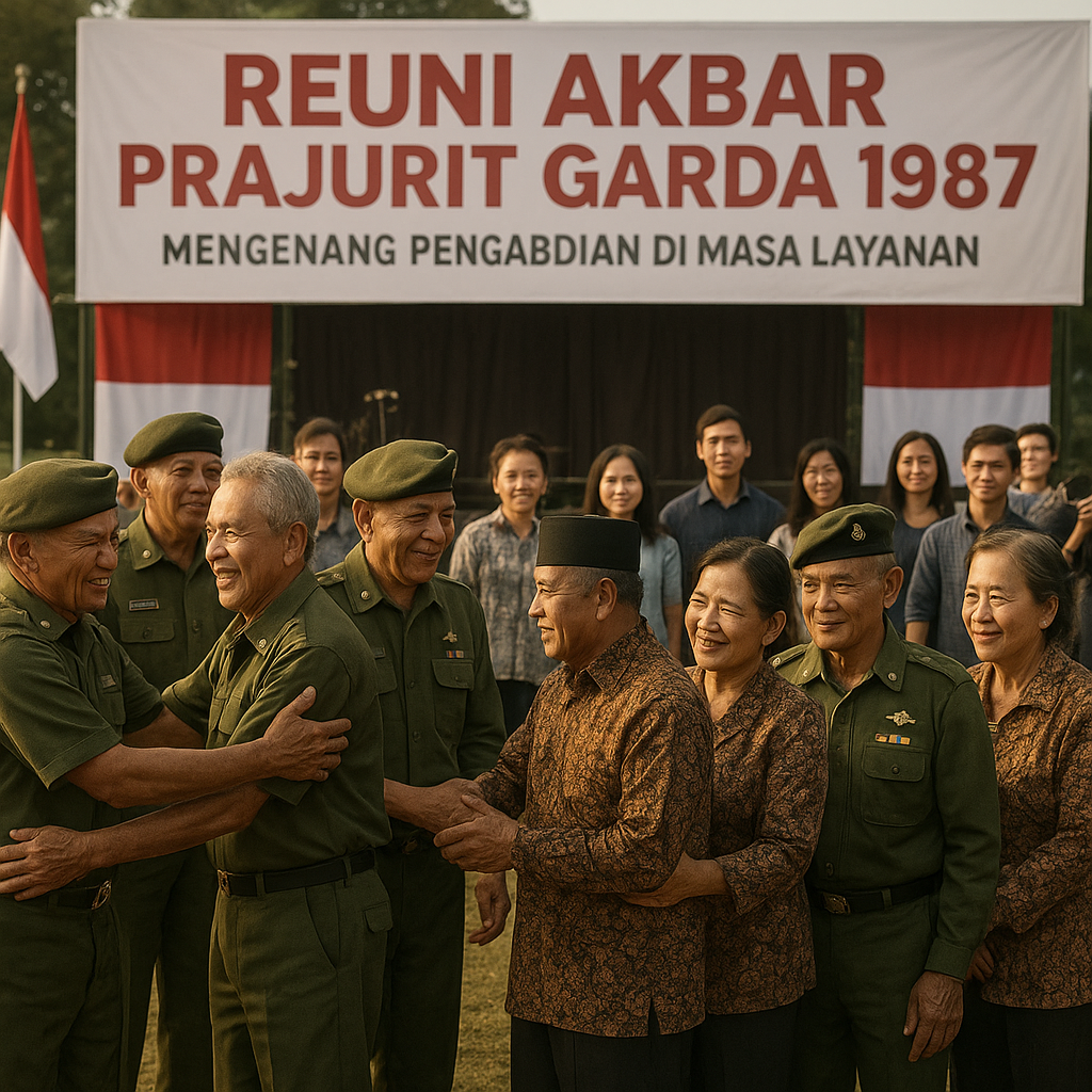 Reuni Akbar Prajurit Garda 1987, Mengenang Pengabdian di Masa Layanan