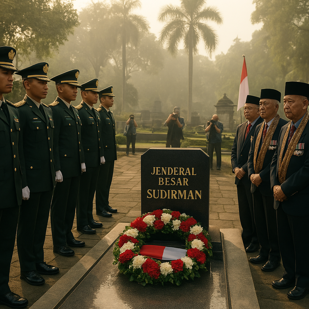 Upacara Khidmat Peringatan Hari Kartika di Makam Jenderal Sudirman