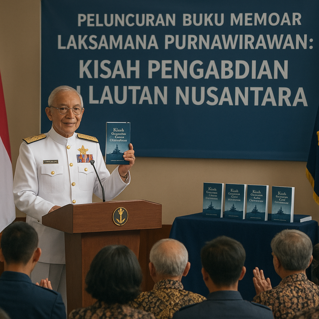Peluncuran Buku Memoar Laksamana Purnawirawan: Kisah Pengabdian di Lautan Nusantara