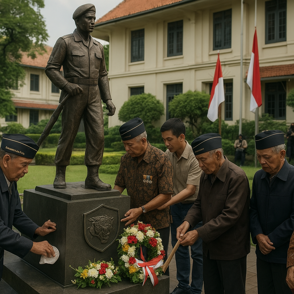 Ziarah Rutin dan Pemeliharaan Monumen Perjuangan di Bekas Markas Siliwangi