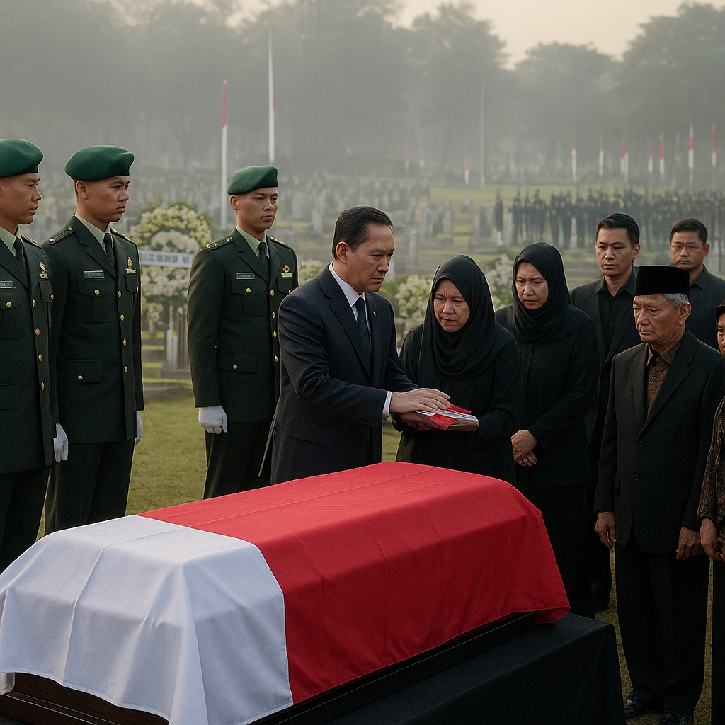 Menhan Sjafrie Persembahkan Pengabdian Ryamizard Ryacudu kepada Ibu Pertiwi di TMPN Kalibata