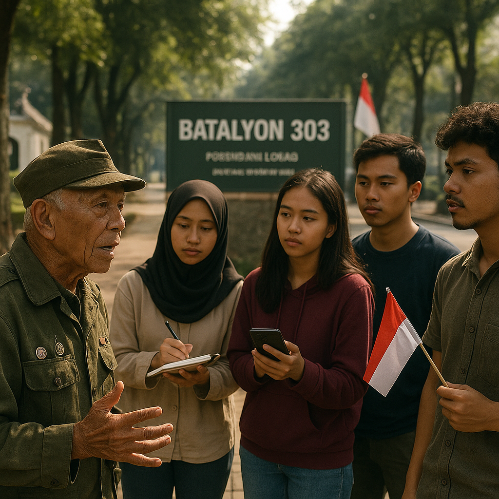 Napak Tilas Jejak Perjuangan Batalyon 303 di Bandung, Ajak Generasi Muda Mengenang Sejarah