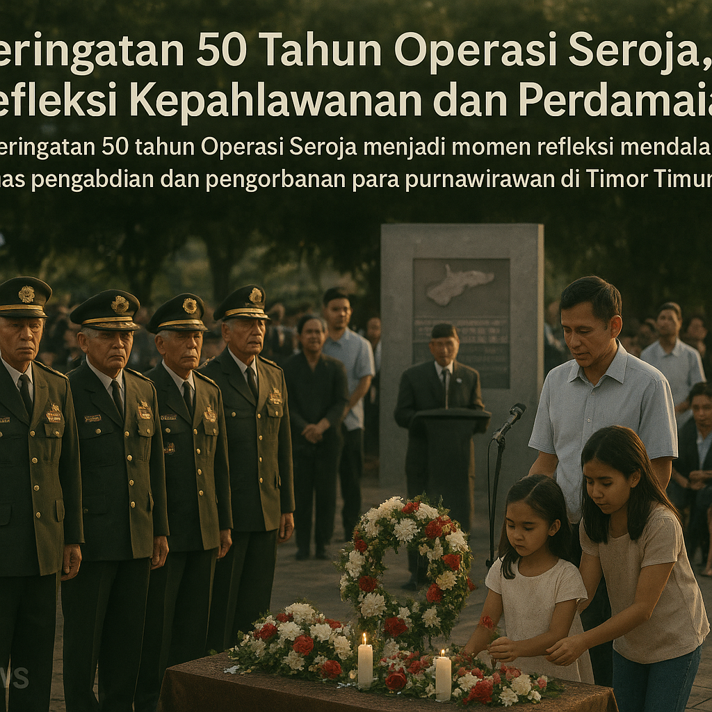 Peringatan 50 Tahun Operasi Seroja, Refleksi Kepahlawanan dan Perdamaian