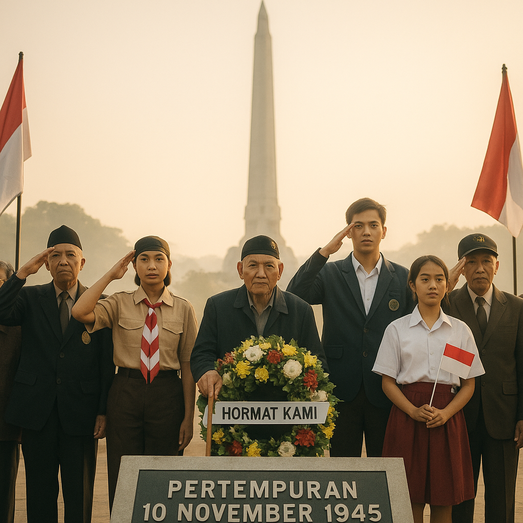 Napak Tilas Jejak Pertempuran 10 November di Surabaya, Pelajaran tentang Semangat Arek-Arek Suroboyo