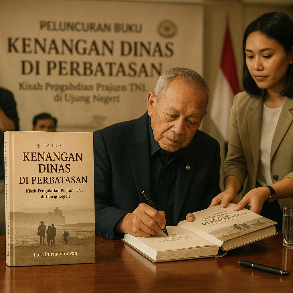 Peluncuran Buku "Kenangan Dinas di Perbatasan", Kisah Pengabdian Prajurit TNI di Ujung Negeri