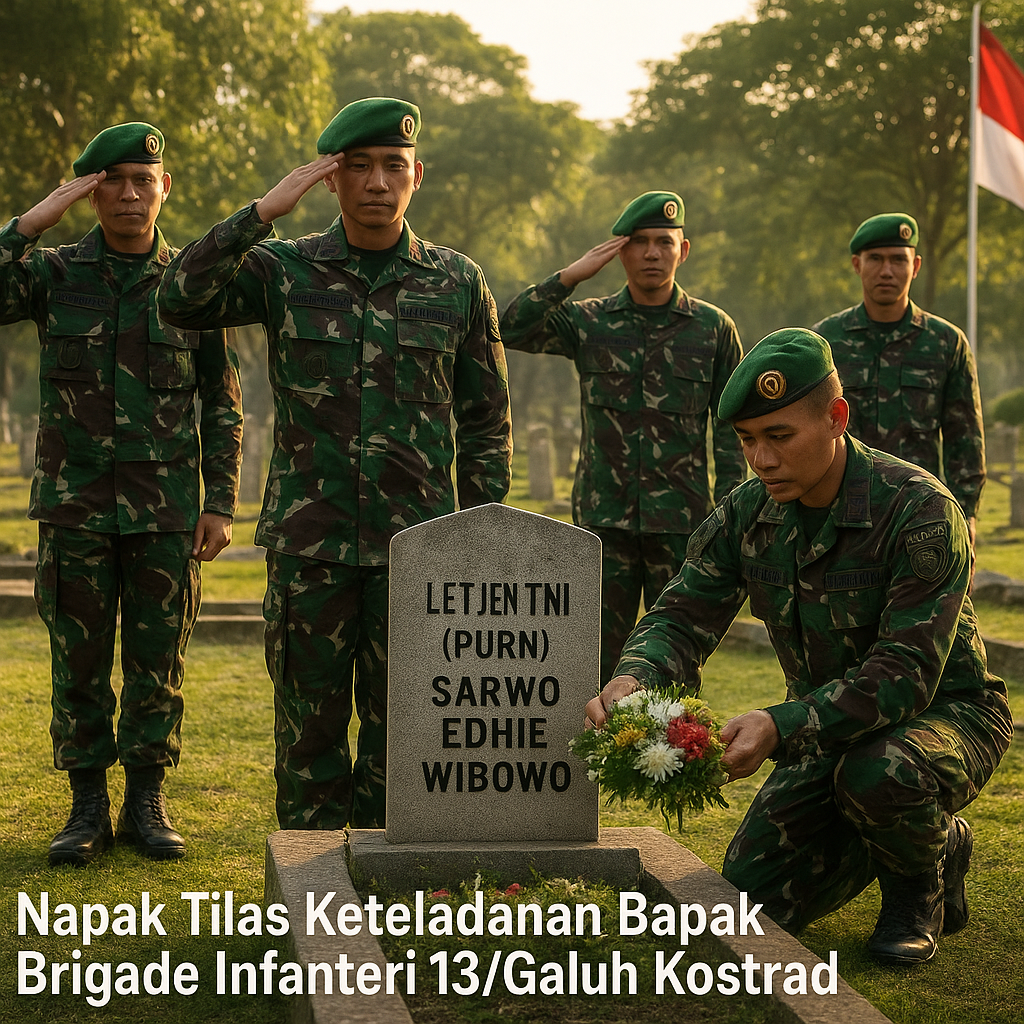 Napak Tilas Keteladanan Bapak Brigade Infanteri 13/Galuh Kostrad