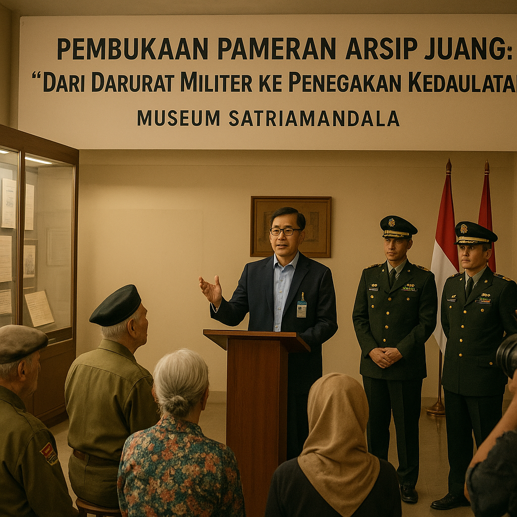 Pembukaan Pameran Arsip Juang: "Dari Darurat Militer ke Penegakan Kedaulatan"