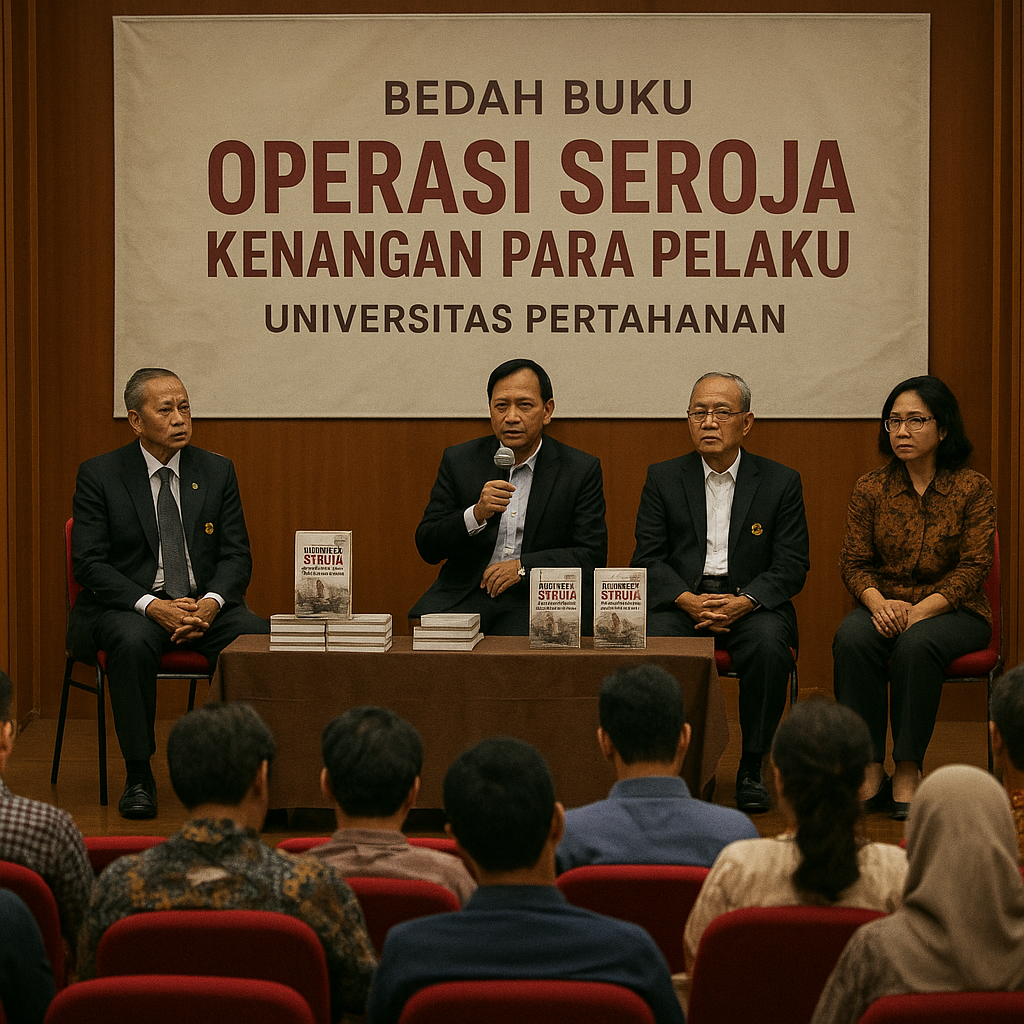 Bedah Buku "Operasi Seroja: Kenangan Para Pelaku" di Universitas Pertahanan