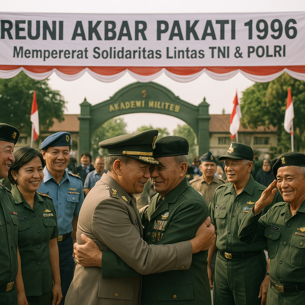 Reuni Akbar Pakati 1996 Jadi Ajang Mempererat Solidaritas Lintas TNI dan Polri