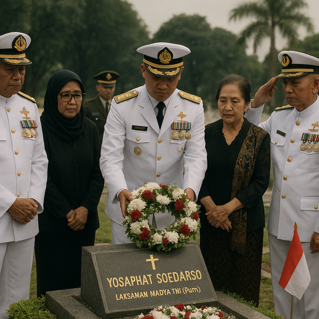 Ziarah ke Makam Laksamana Madya TNI (Purn) Yosaphat Soedarso, Mengenang Sumpah 'Koboi'