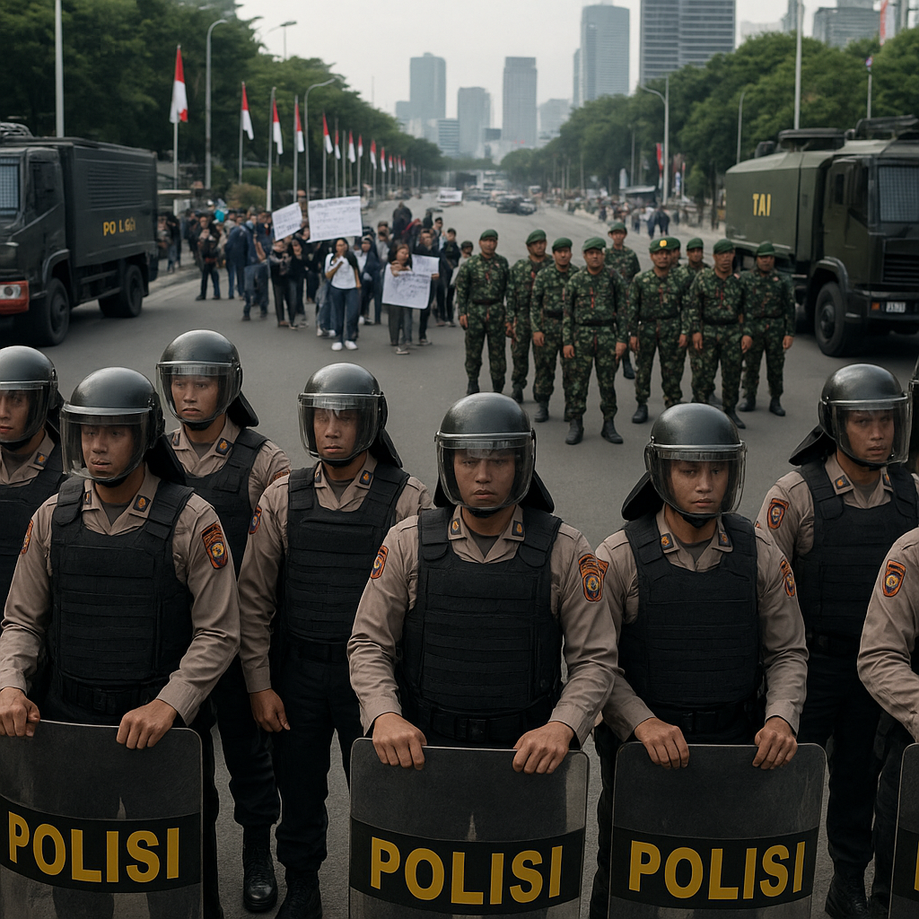 4.151 Personel Gabungan Dikerahkan Kawal Demo Mahasiswa Hari Ini