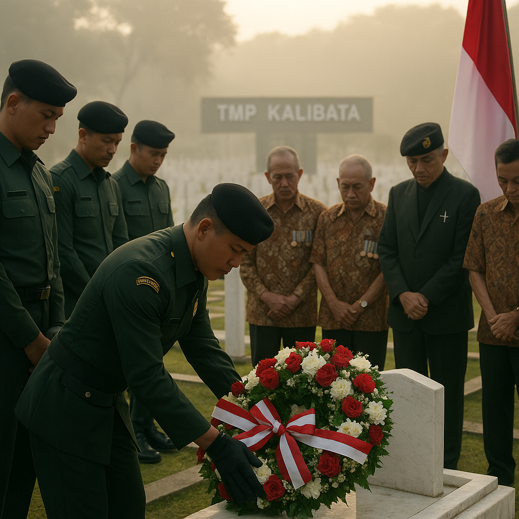 Ziarah ke TMP Kalibata, Peringati HUT ke-71 Yonif 312/Kala Hitam