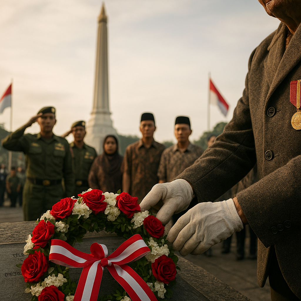 Napak Tilas Jejak Sejarah Pertempuran Surabaya 1945 oleh Komunitas Veteran