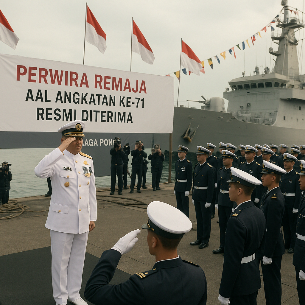 PERWIRA REMAJA AAL ANGKATAN KE-71 RESMI DITERIMA