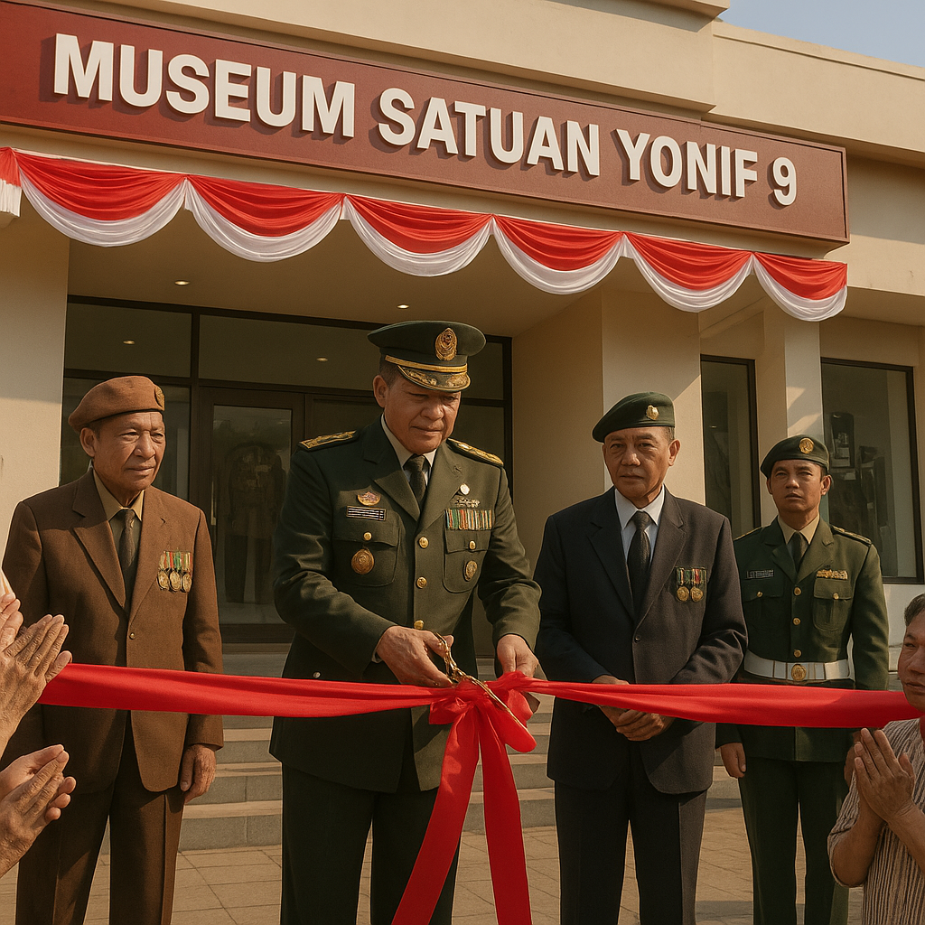 Pembukaan Museum Satuan Yonif 9, Mengabadikan Jejak Sejarah dan Tradisi