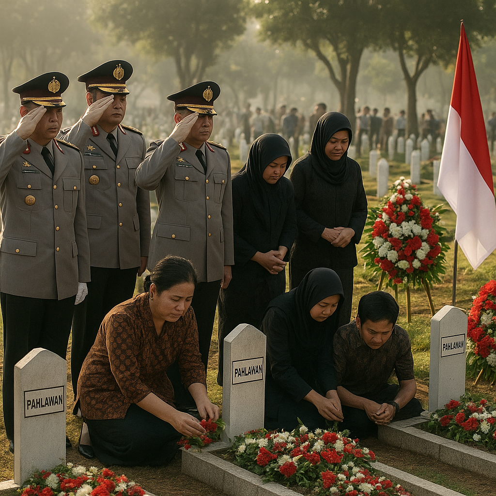 Peringatan Hari Bhayangkara di Makam Pahlawan Polri, Menghormati Jasa Para Pendahulu