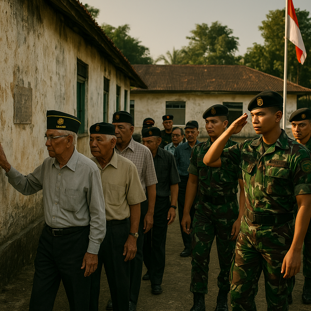 Melacak Jejak Yonif 732/Banau: Napak Tilas di Markas Lama yang Sarat Sejarah