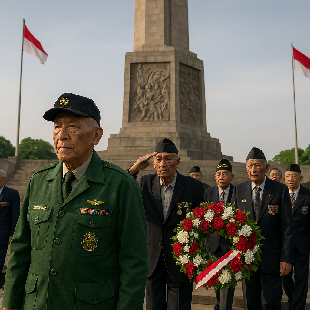 Napak Tilas Sejarah: Veteran Yonif 112/Raider Ziarah ke Monumen Pertempuran Surabaya