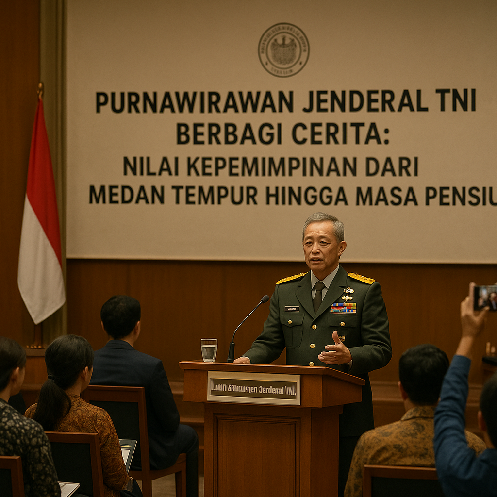Purnawirawan Jenderal TNI Berbagi Cerita: Nilai Kepemimpinan dari Medan Tempur hingga Masa Pensiun