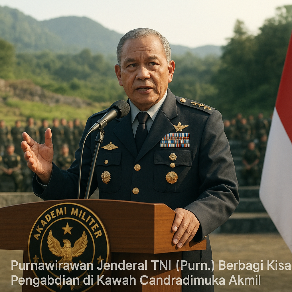 Purnawirawan Jenderal TNI (Purn.) Berbagi Kisah Pengabdian di Kawah Candradimuka Akmil