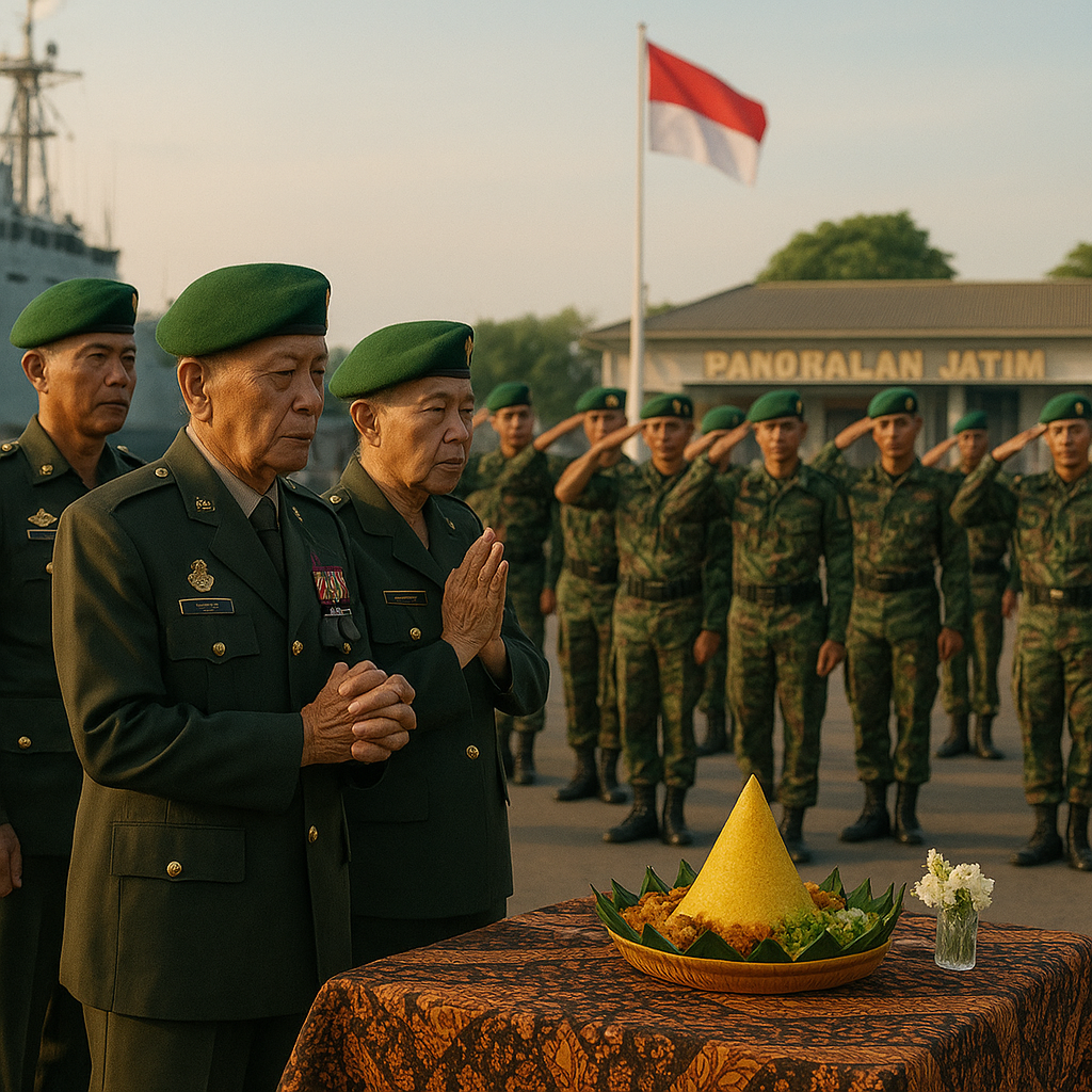 Melestarikan Tradisi Marinir: Upacara Adat Kesatuan di Pangkalan Jatim