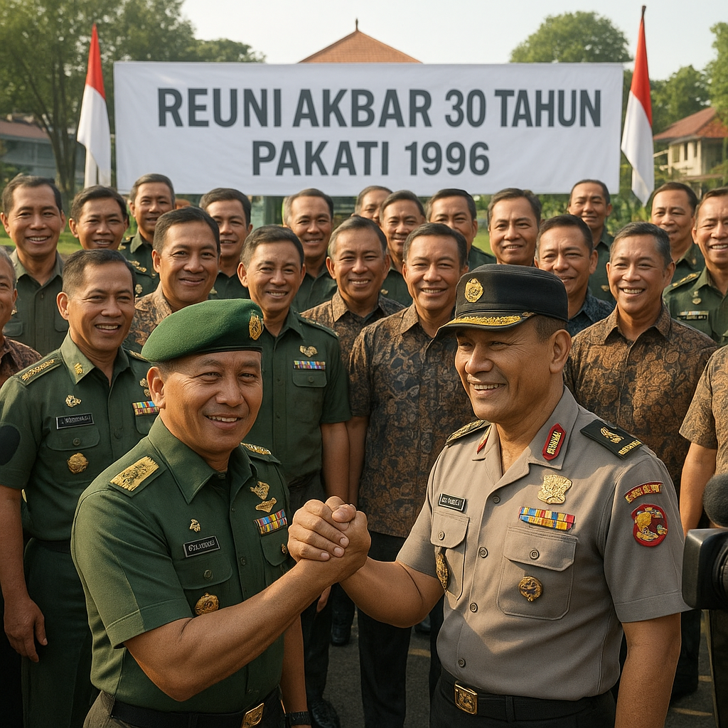Reuni Akbar Pakati 1996 Jadi Ajang Mempererat Solidaritas Lintas TNI dan Polri