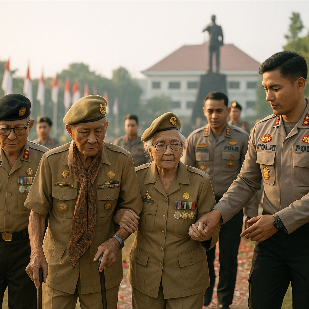 Peringatan Hari Bhayangkara ke-80: Napak Tilas Perjuangan Polri bersama Para Veteran