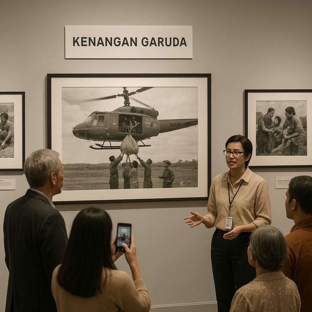 Pameran Arsip Foto 'Kenangan Garuda': Mengabadikan Peran TNI AU dalam Operasi Kemanusiaan