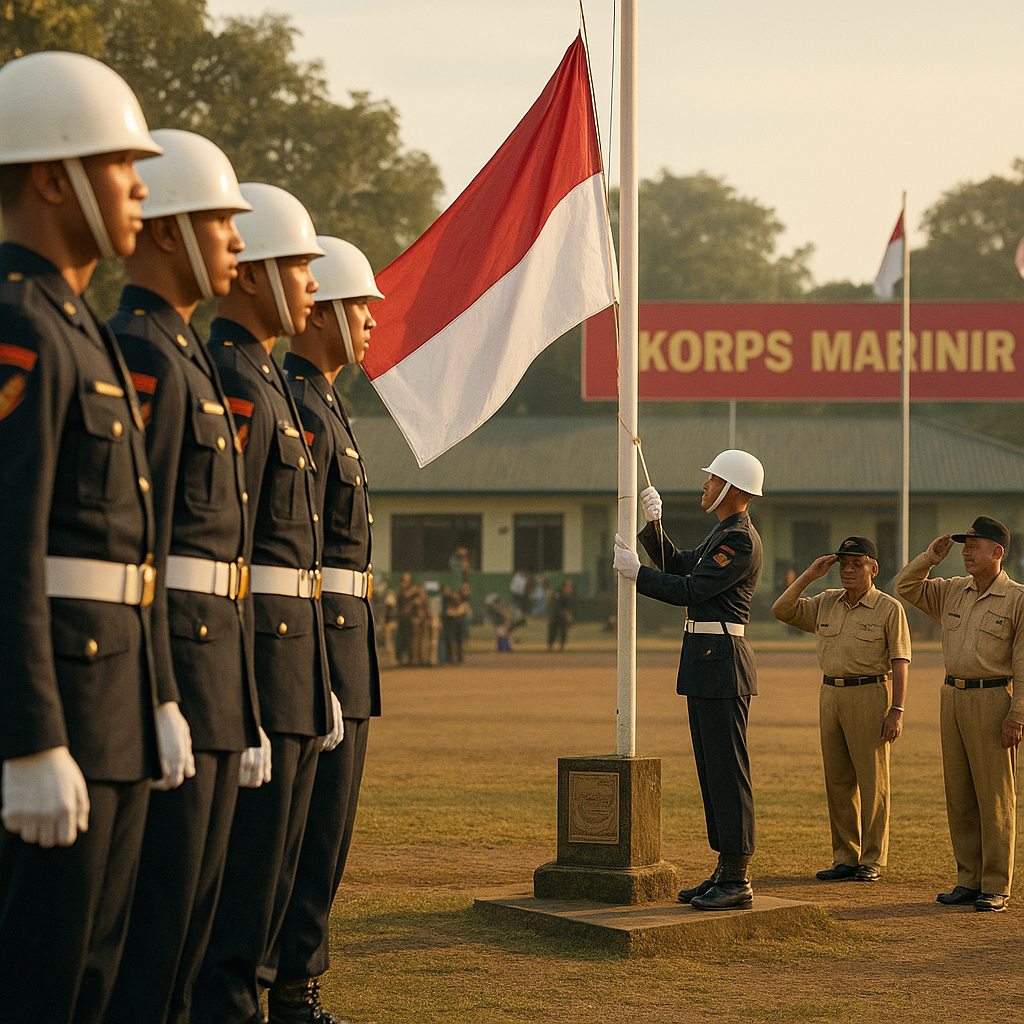 Upacara Tradisi Korps Marinir: Penghormatan untuk Nilai-Nilai Kejuangan