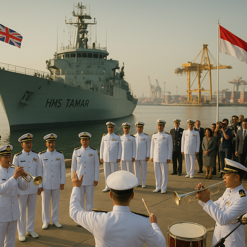 Kunjungan HMS Tamar, Diplomasi Maritim yang Disambut Lagu Perjuangan