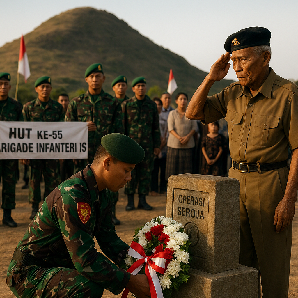 Napak Tilas Jejak Sejarah Brigade Infanteri 15, Mengenang Peran Kunci dalam Operasi Seroja