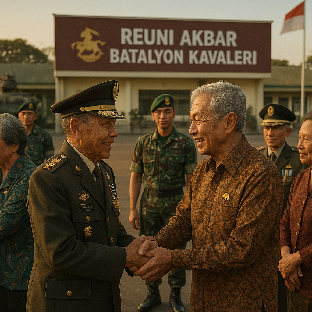Reuni Akbar Batalyon Kavaleri, Kembali ke Masa Muda Penuh Semangat dan Lika-liku Dinas
