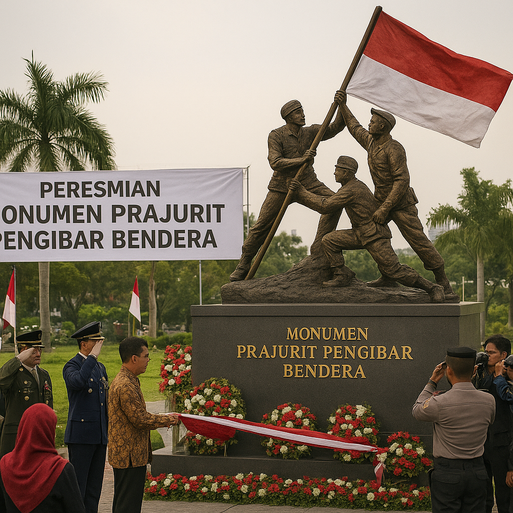 Peresmian Monumen Prajurit Pengibar Bendera di Surabaya, Penghormatan bagi Jiwa-jiwa Pemberani