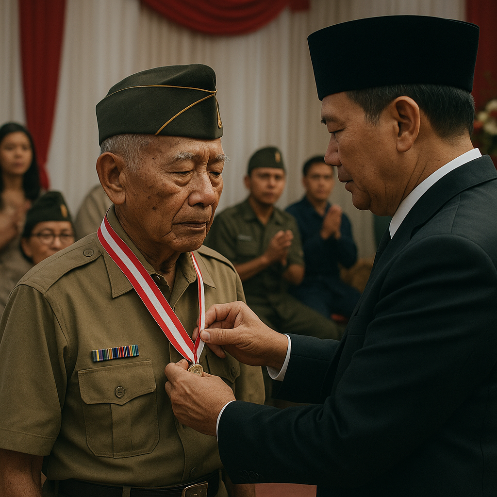 Penganugerahan Tanda Kehormatan bagi Veteran Perang, Penghargaan yang Tertunda Namun Sangat Berarti