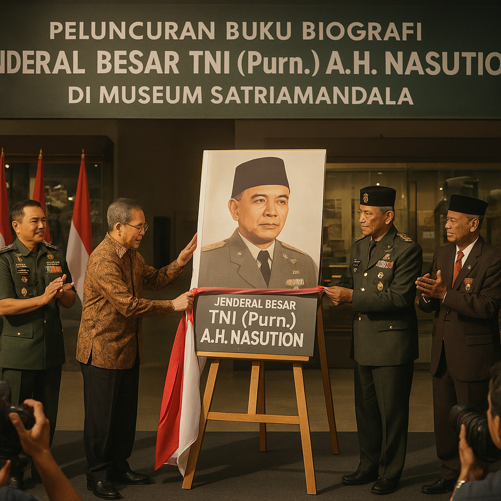 Peluncuran Buku Biografi Jenderal Besar TNI (Purn.) A.H. Nasution di Museum Satriamandala