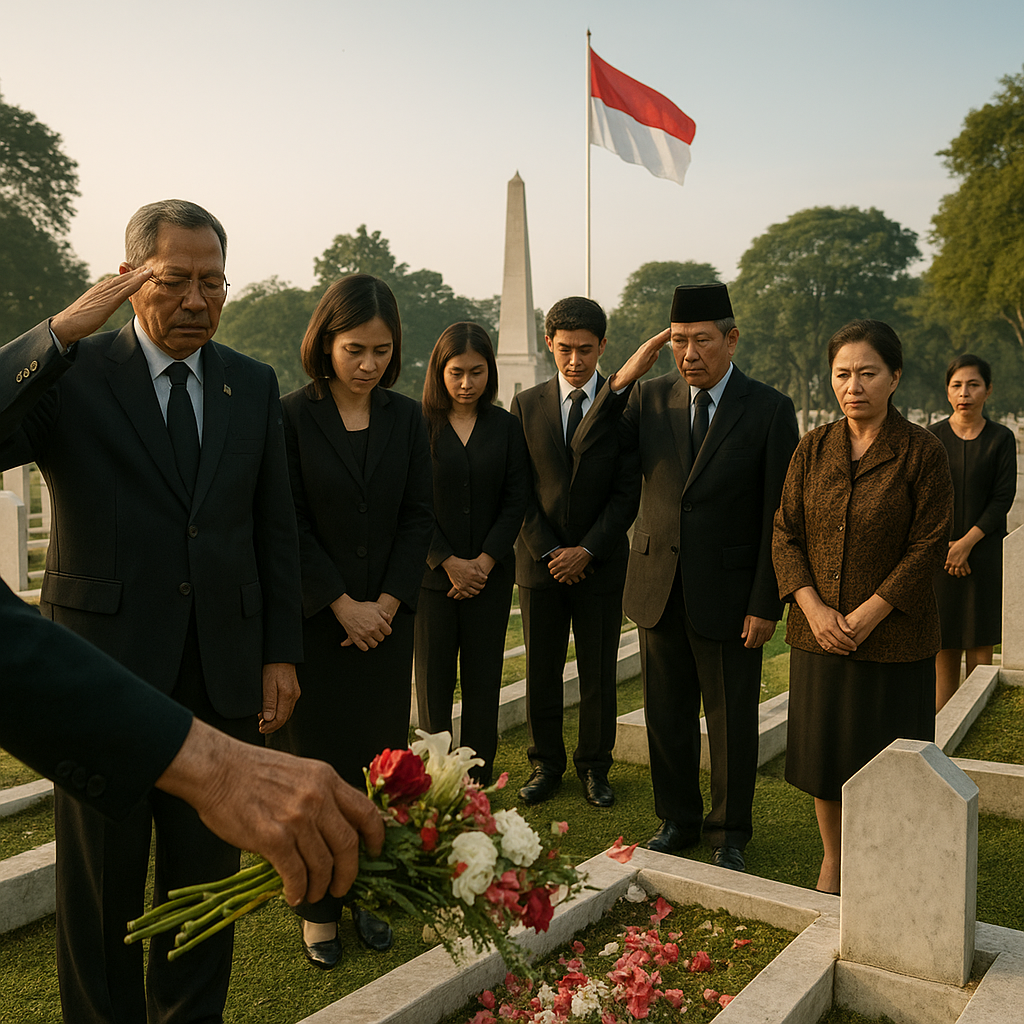 Ziarah ke TMP Kalibata oleh Keluarga Besar Purnawirawan Kostrad