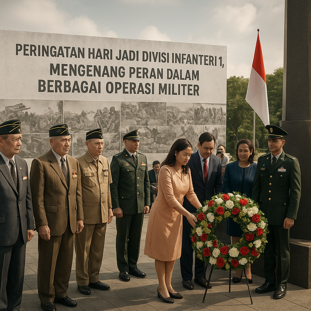 Peringatan Hari Jadi Divisi Infanteri 1, Mengenang Peran dalam Berbagai Operasi Militer