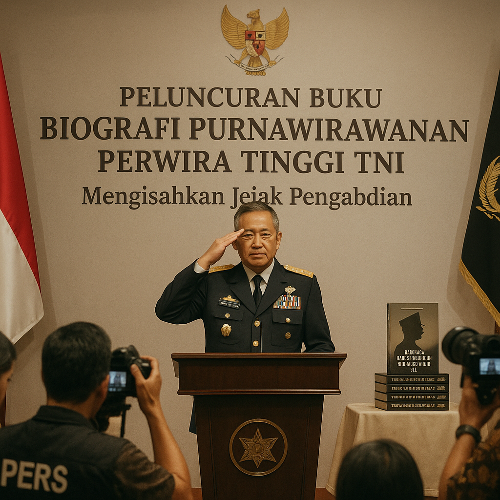 Peluncuran Buku Biografi Purnawirawan Perwira Tinggi TNI, Mengisahkan Jejak Pengabdian