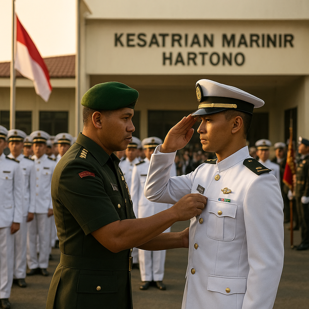 57 Perwira Remaja AAL Angkatan LXXI Resmi Menjadi Keluarga Besar Korps Marinir