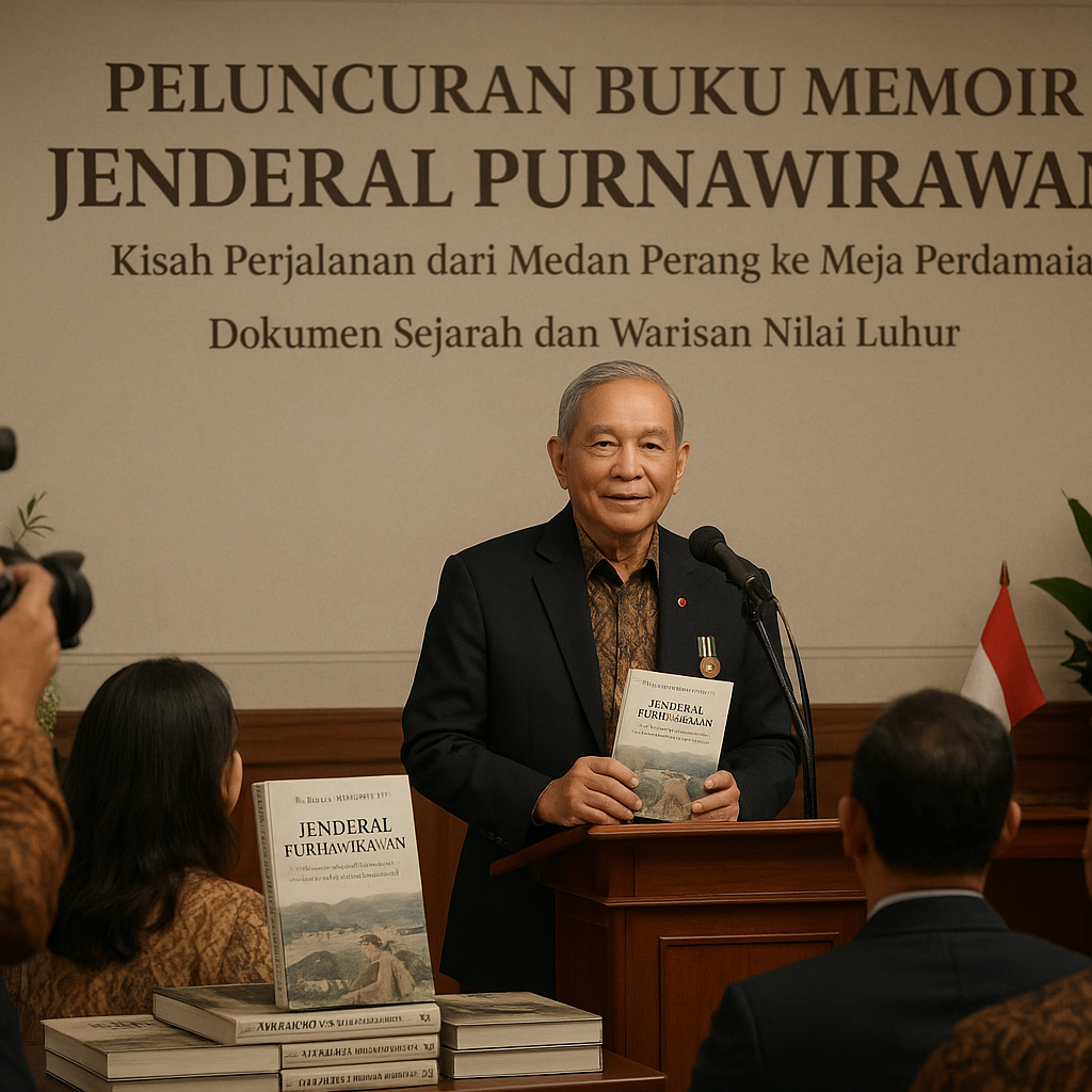 Peluncuran Buku Memoir Jenderal Purnawirawan: Kisah Perjalanan dari Medan Perang ke Meja Perdamaian